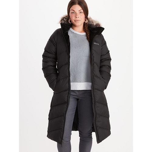 Marmot Montreaux Jackets - Womens Parka Black CA4908261 Canada